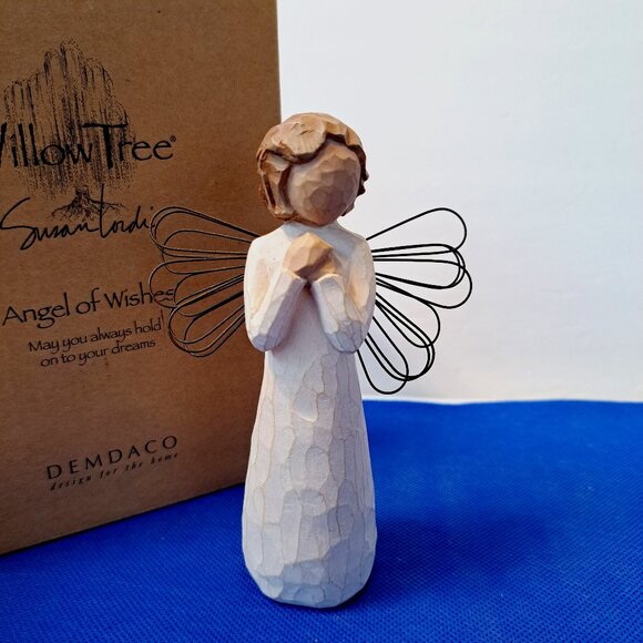 Willow Tree Other - Willow Tree Angel of Wishes May You Always Hold onto Your Dreams Demdaco 2000